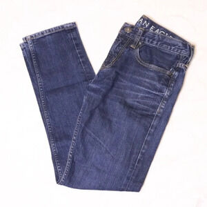 American Eagle Blue Skinny Jeans